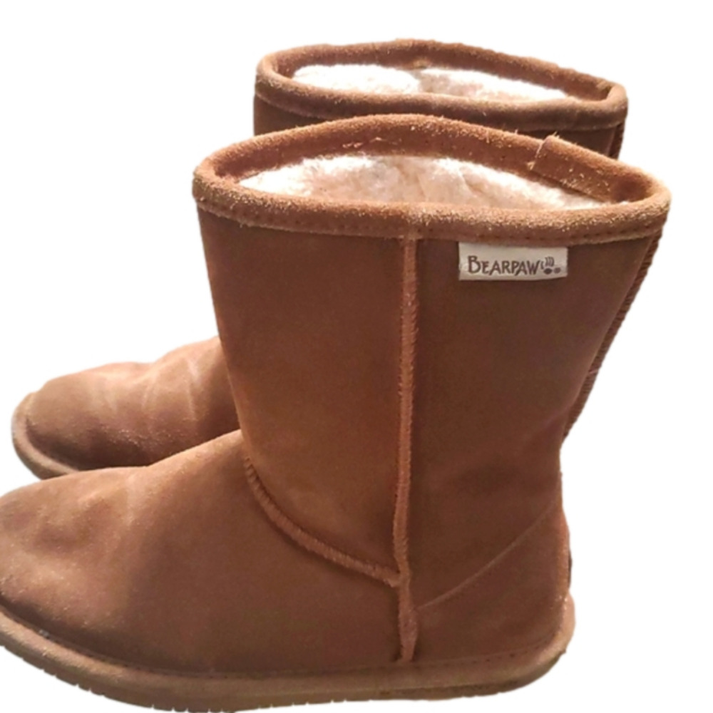 BEARPAW Boots  Suede upper brown size 3 Youth
